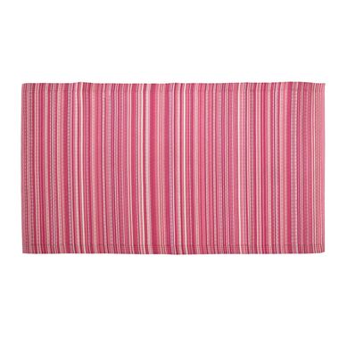 Alfombra de exterior 90 x 180 cm roja