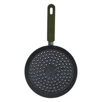 Plancha para arepa de aluminio 21 cm negra