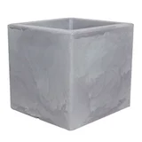 Maceta Cubo cemento 40 x 40 cm de plástico