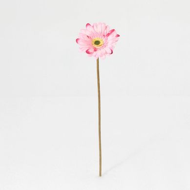 Vara gerbera artificial rosada 51 cm