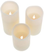 Set de 3 velas LED