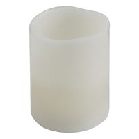 Vela LED cilindro 10 cm blanca