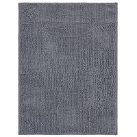 Alfombra de baño Menorca 50 x 70 cm gris