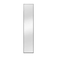Espejo rectangular 30 x 150 cm negro