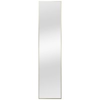 Espejo rectangular 30 x 150 cm dorado
