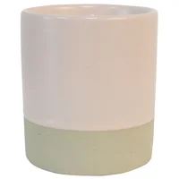 Vela cerámica rosa 10.5 cm