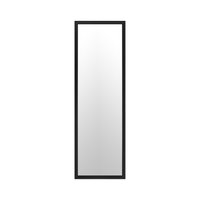 Espejo rectangular 40 x 125 cm negro