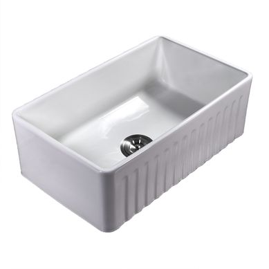 Lavaplatos cermico 46 x 76 x 25.5 cm blanco