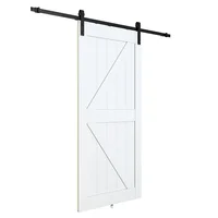Puerta de interior corrediza MDF blanca