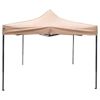Toldo plegable 3 x 3 m taupe
