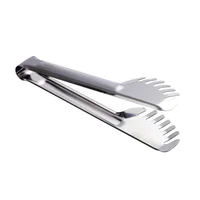Pinza de acero inoxidable 27 cm plateado