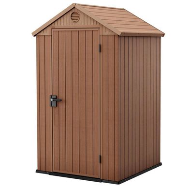 Caseta armario de jardn Darwin caf 205 x 125 x 116 cm
