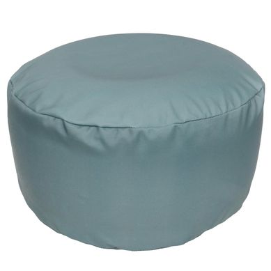 Puff inflable celeste 55 x 25 cm