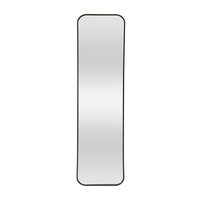 Espejo rectangular 30 x 120 cm negro