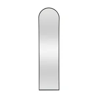 Espejo rectangular Curve 30 x 120 cm negro