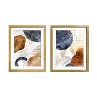 Pack de 2 cuadros Geo 33 x 43 cm