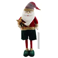 Adorno navideño Santa extensible colgante 132 cm