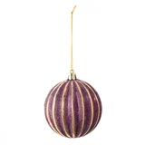 Esfera Panales morada y dorada 8 cm