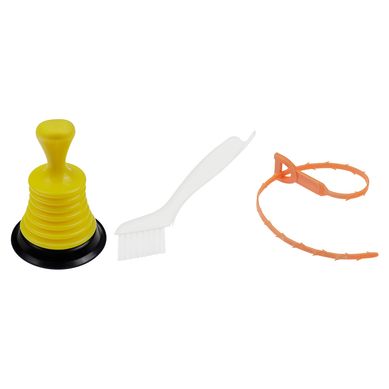 Kit para limpieza de desag�e 3 piezas
