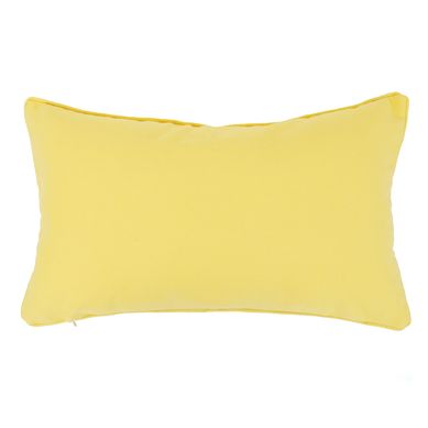 Almohadn decorativo Clsico liso 30 x 50 cm amarillo