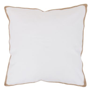 Almohadn decorativo Urbano yute 50 x 50 cm blanco
