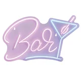 Cartel LED Neón Bat Bar
