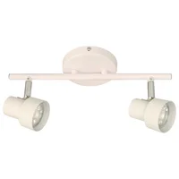 Barra Basic 2 luces GU10 blanco