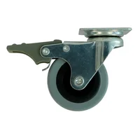 Rueda giratoria con freno 45 kg