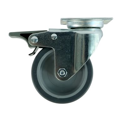 Rueda giratoria con freno TPE 50 kg