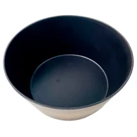 Bowl de melamina 25 x 10 cm madera y negro