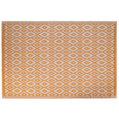 Alfombra de terraza boho 180 x 120 cm