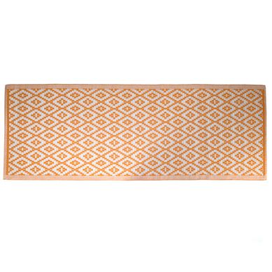 Alfombra de terraza boho 80 x 230 cm