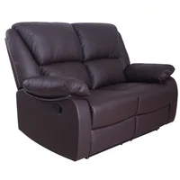 Sillón reclinable 2 cuerpos café