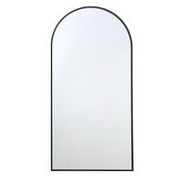 Espejo rectangular Arco Floor 80 x 160 cm negro
