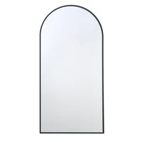 Espejo rectangular Arco Floor 80 x 160 cm negro
