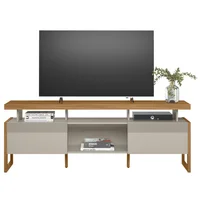 Rack de TV Esmeralda 180 x 66 x 36 cm madera y blanco