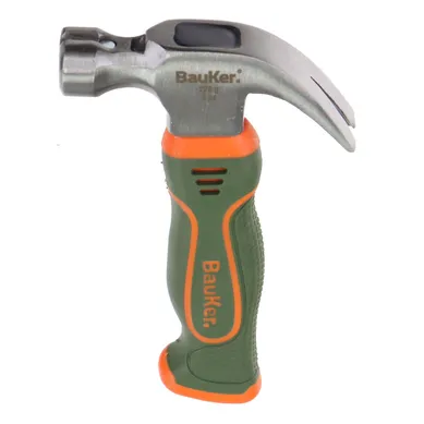 Martillo carpintero con mango pl�stico corto 8 oz