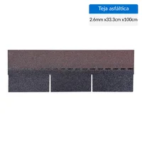 Teja asfáltica 3.1 m2 negro