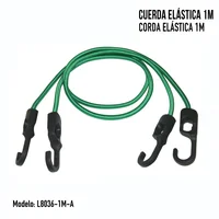 Pack de 2 tensores elásticos 100 cm x 0.8 mm