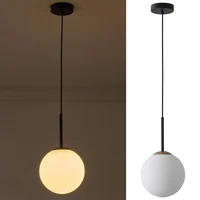 Lámpara de techo colgante LED Bellevie negra
