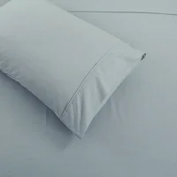 Juego de sábana 1 plaza y media 144 hilos gris