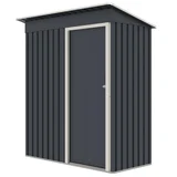 Caseta jardín gris 163 x 86 x 181 cm