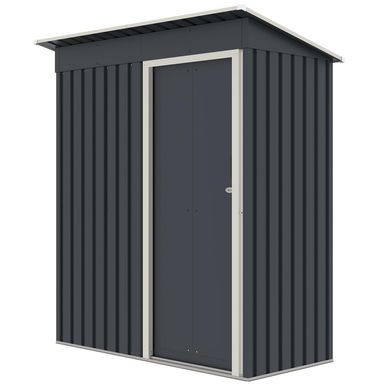 Caseta jardn gris 163 x 86 x 181 cm