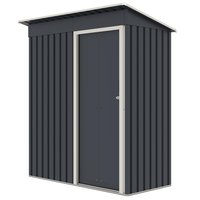 Caseta jardín gris 163 x 86 x 181 cm