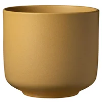 Maceta Bari mostaza 13 cm