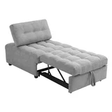 Sofá cama Jalisco 1 cuerpo 1 plaza gris