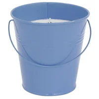 Vela blanca citronella 10 cm