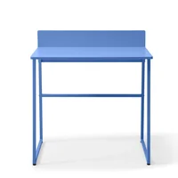 Escritorio simple Socca de metal azul