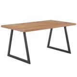 Mesa de comedor Romy rectangular de melamina café