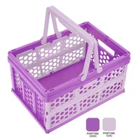Canasta plegable 45 x 33.3 x 25 cm violeta